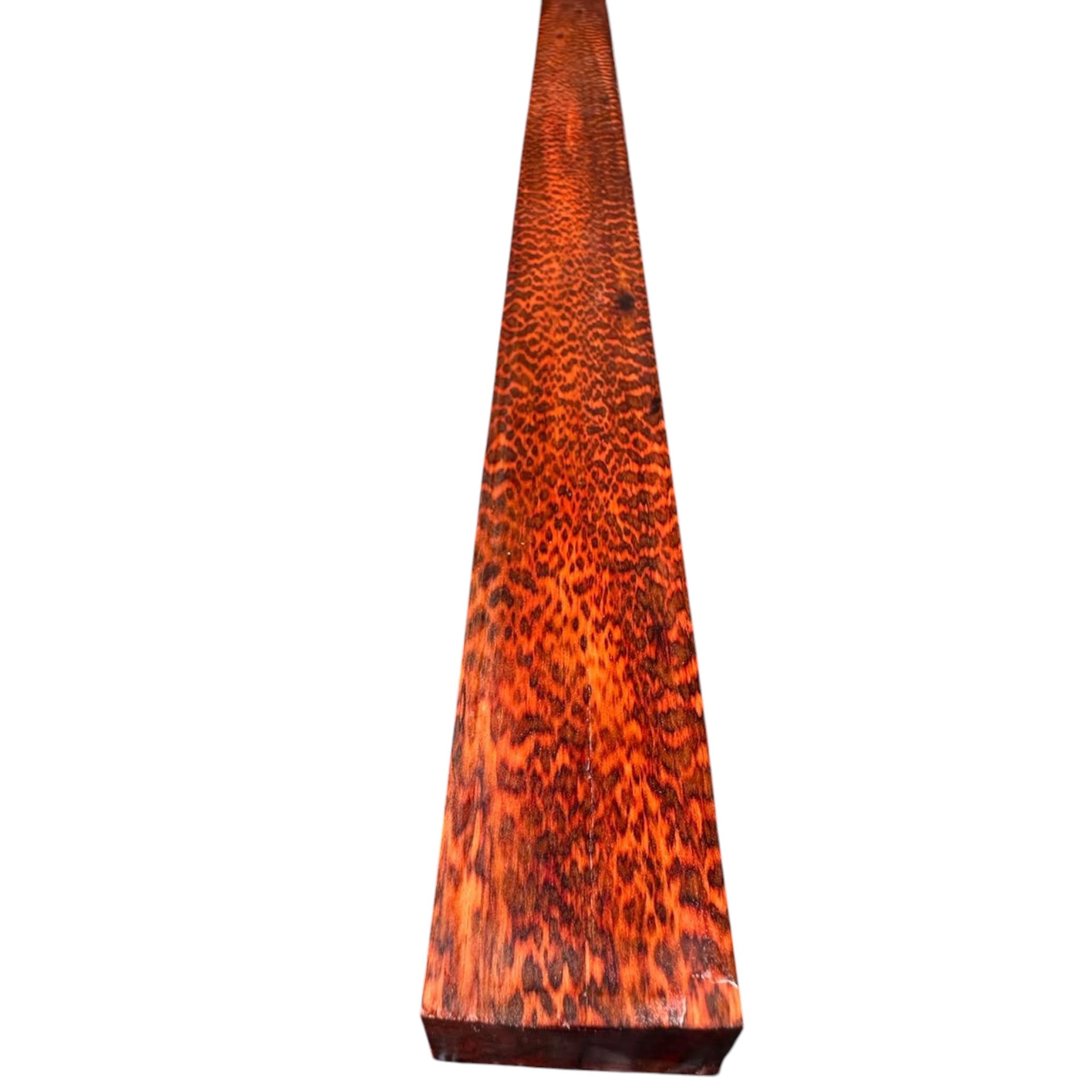Main view of a snakewood blank natural grain and figure MB010