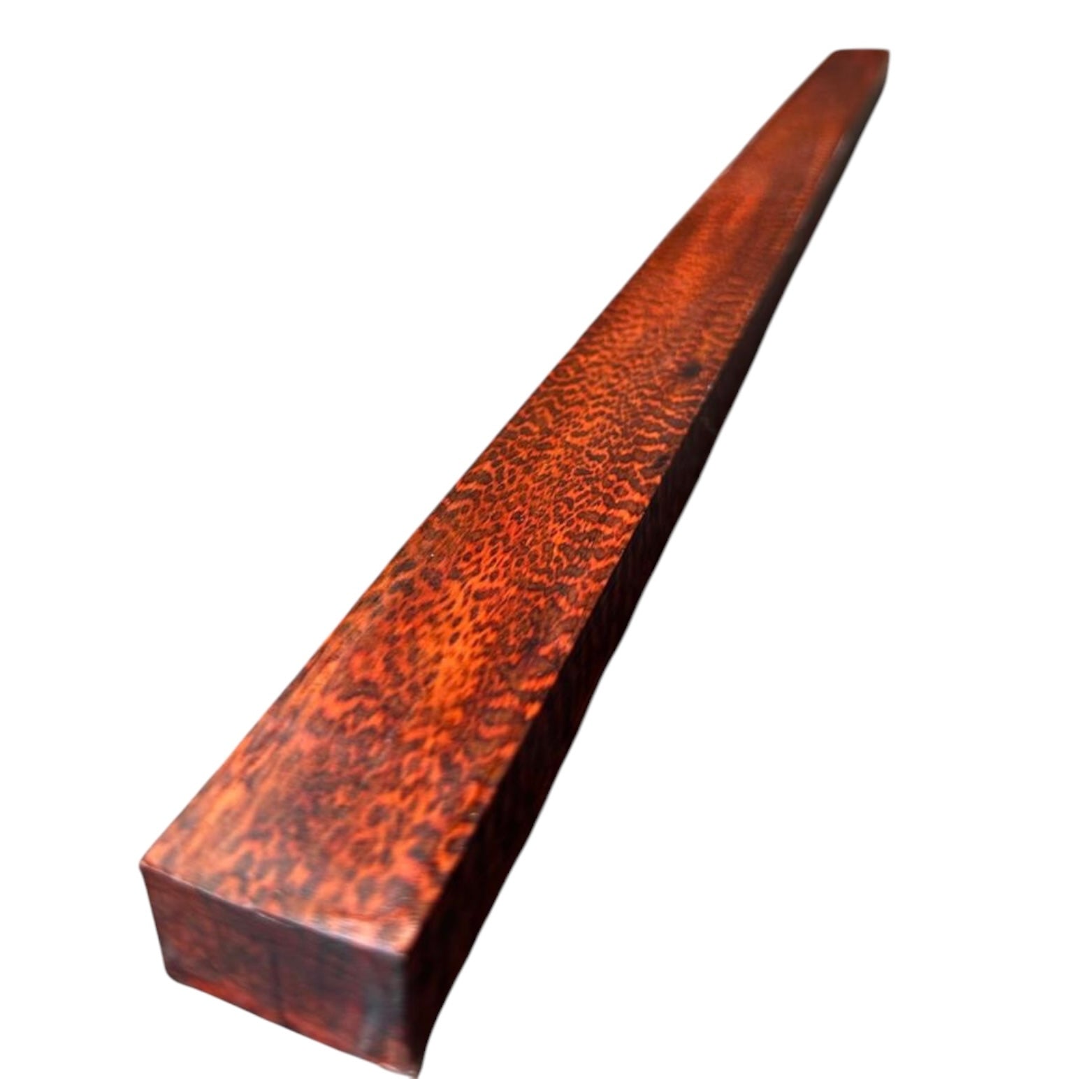 Side view 1 of a snakewood blank measuring MB010