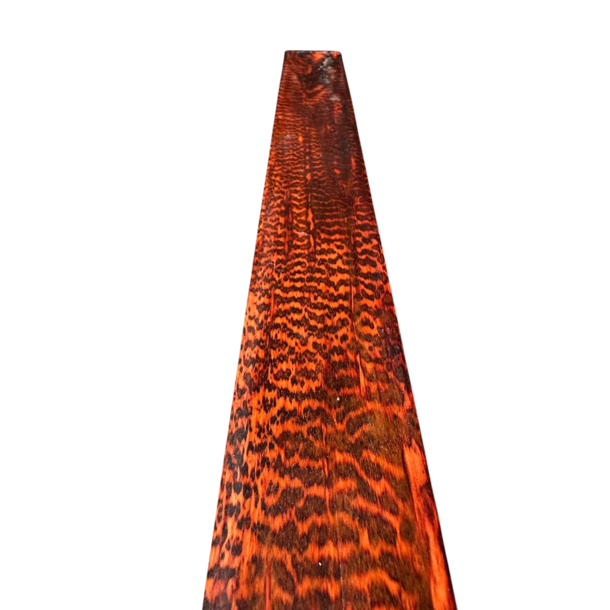 
Close up view of a snakewood micro lumber showing natural figure. MB008