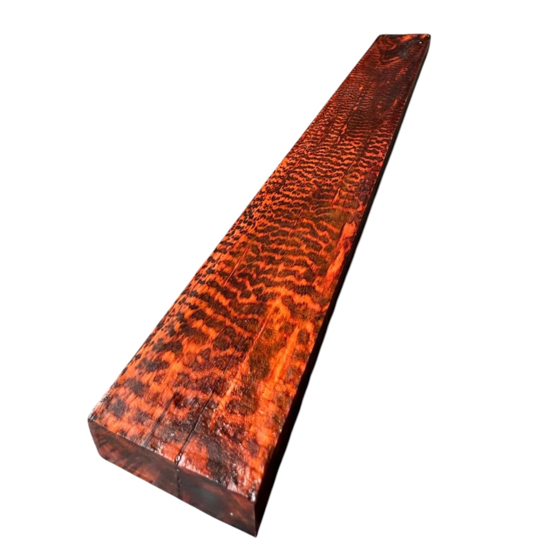 Main view of a snakewood micro lumber natural grain and figure MB008