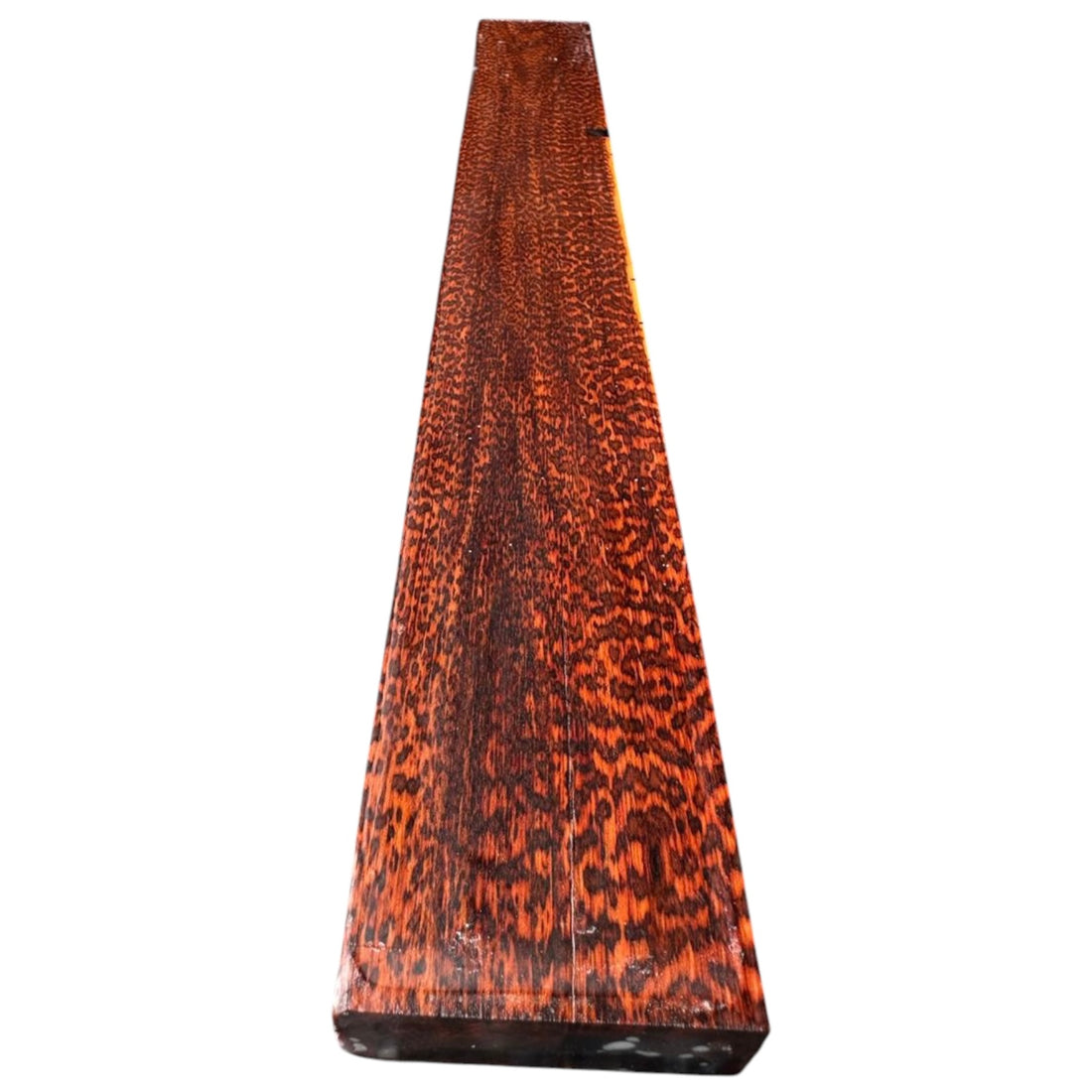Main view of a snakewood micro lumber natural grain and figure MB002