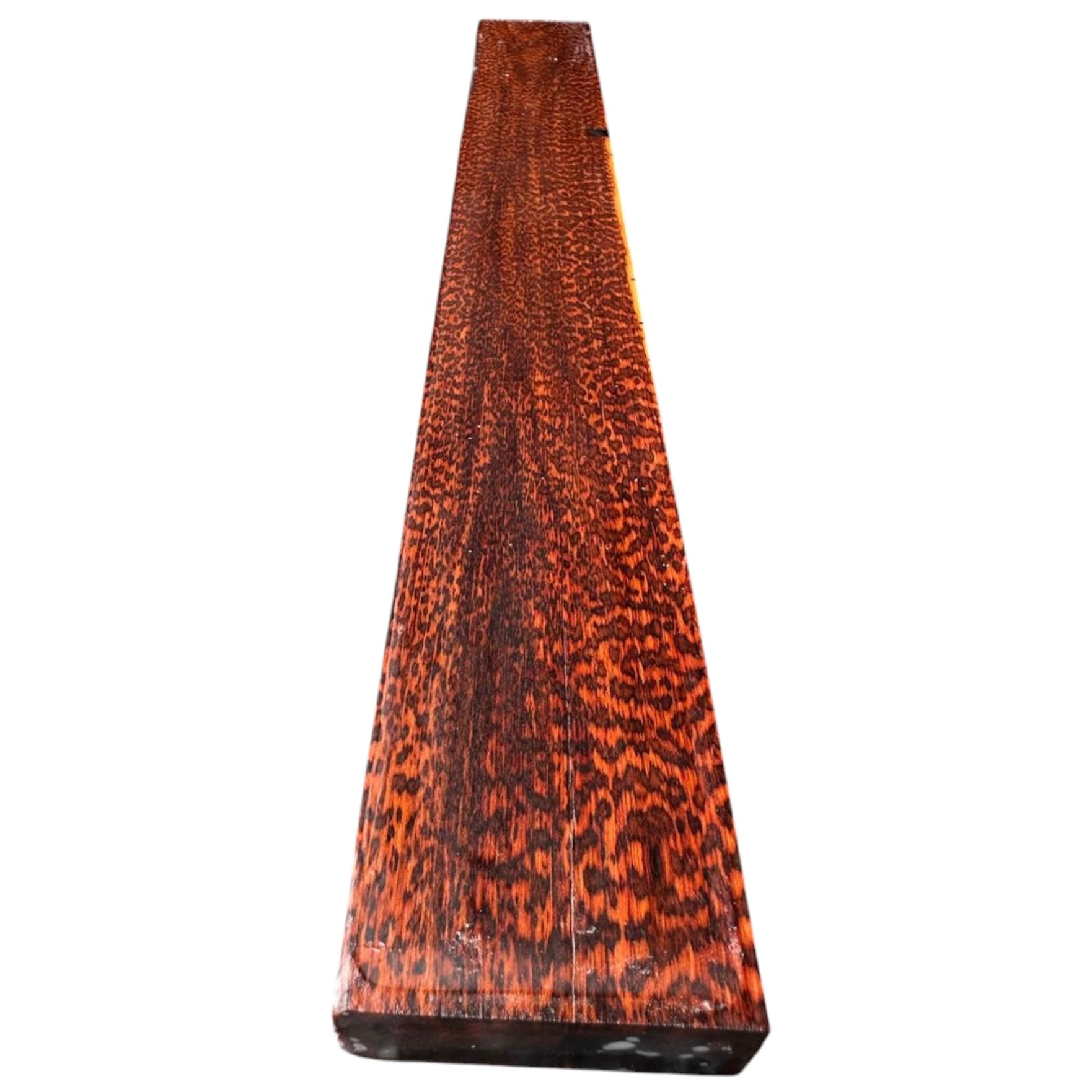 Main view of a snakewood micro lumber natural grain and figure MB002