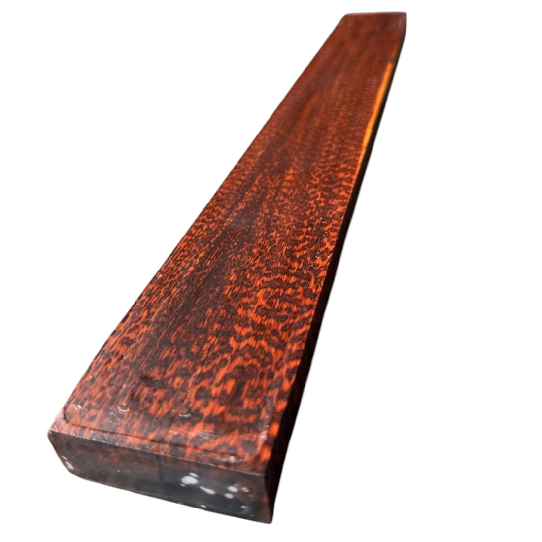 Main view of a snakewood micro lumber natural grain and figure MB002