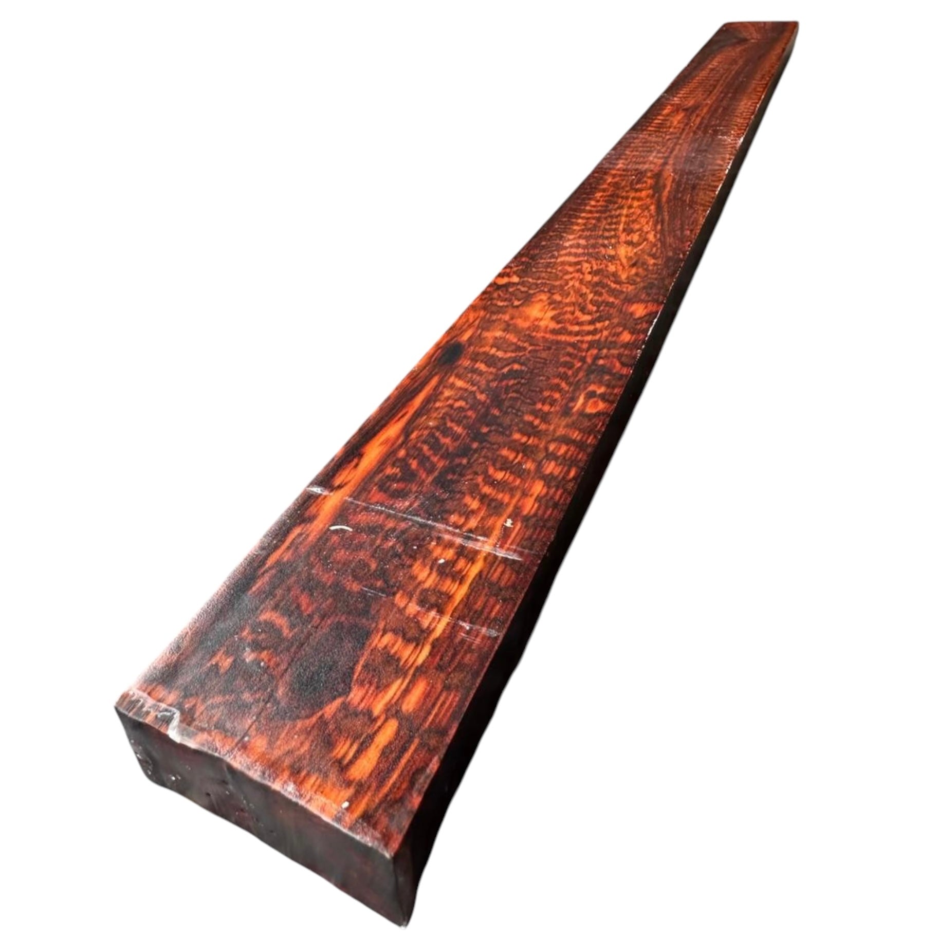 Side view 1 of a snakewood micro lumber measuring MB011