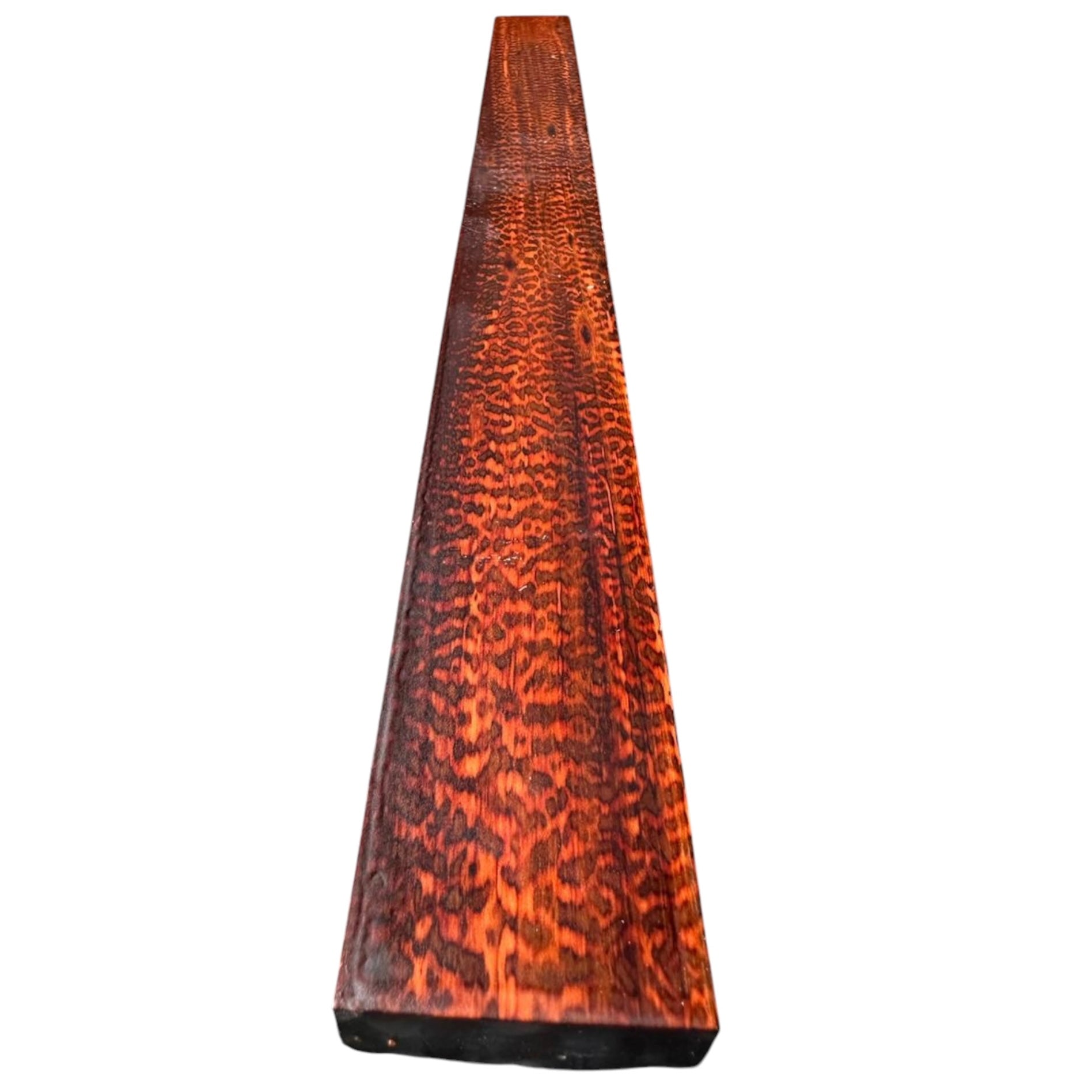 Main view of a snakewood micro lumber natural grain and figure MB009
