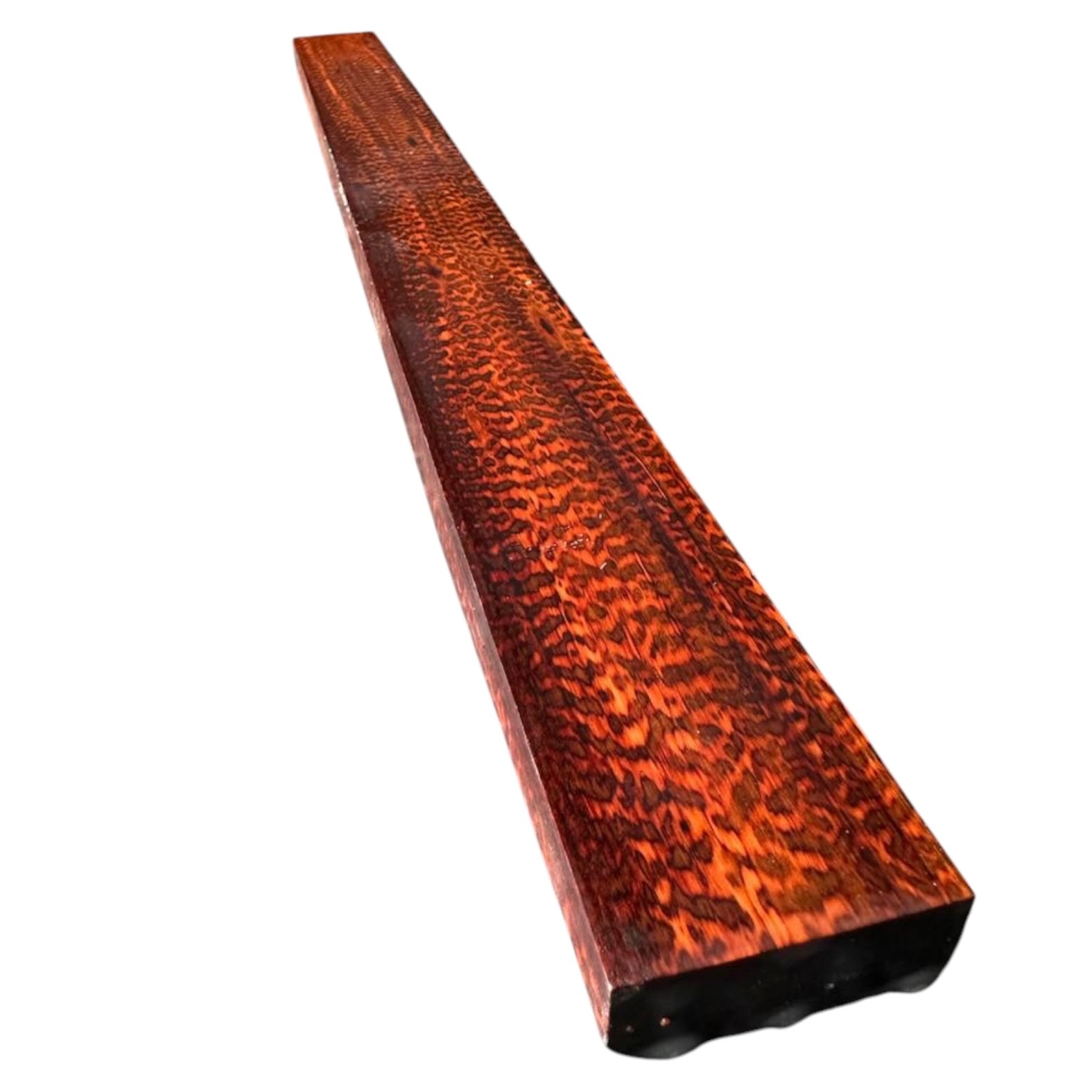 Side view 1 of a snakewood micro lumber measuring MB009