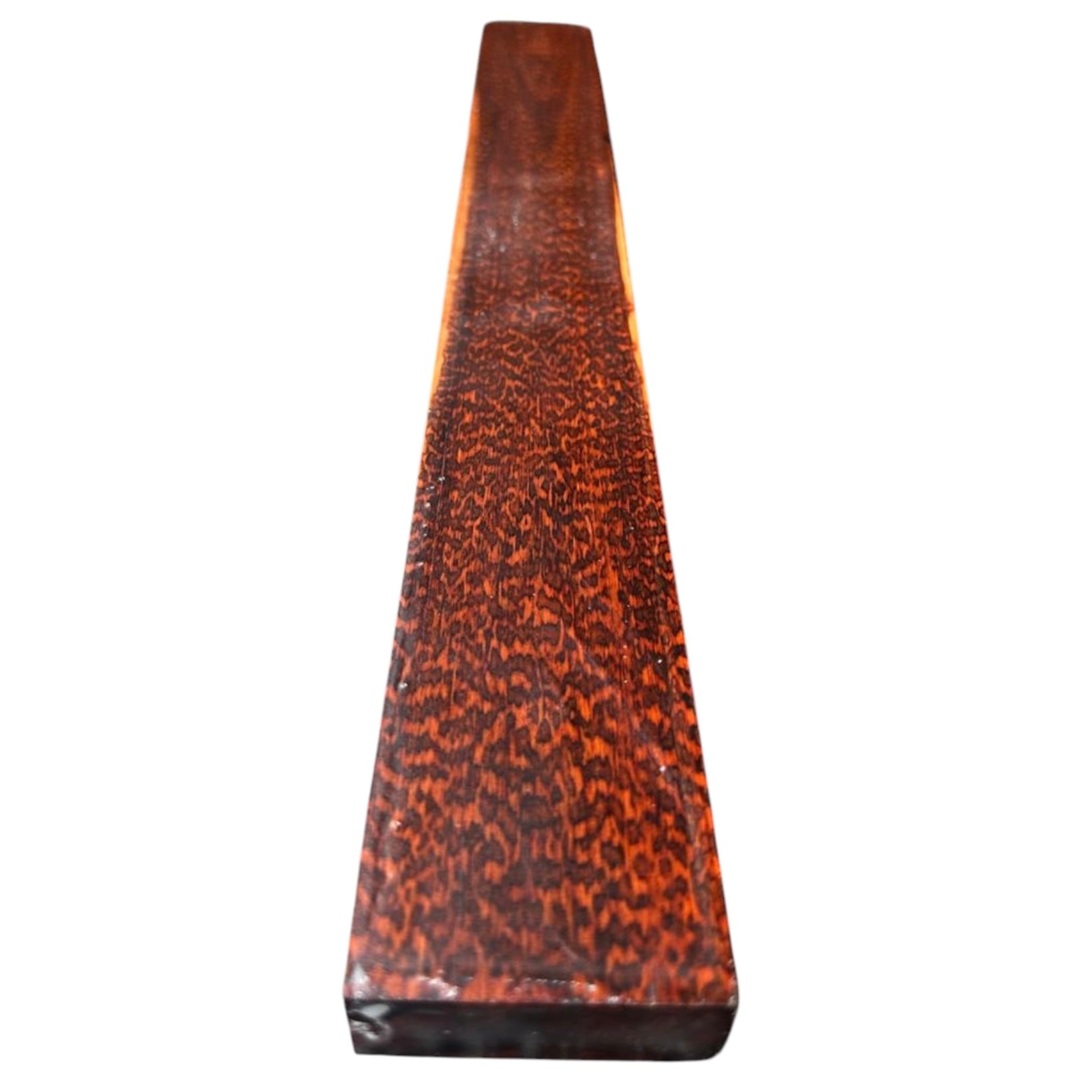 Main view of a snakewood micro lumber natural grain and figure MB005