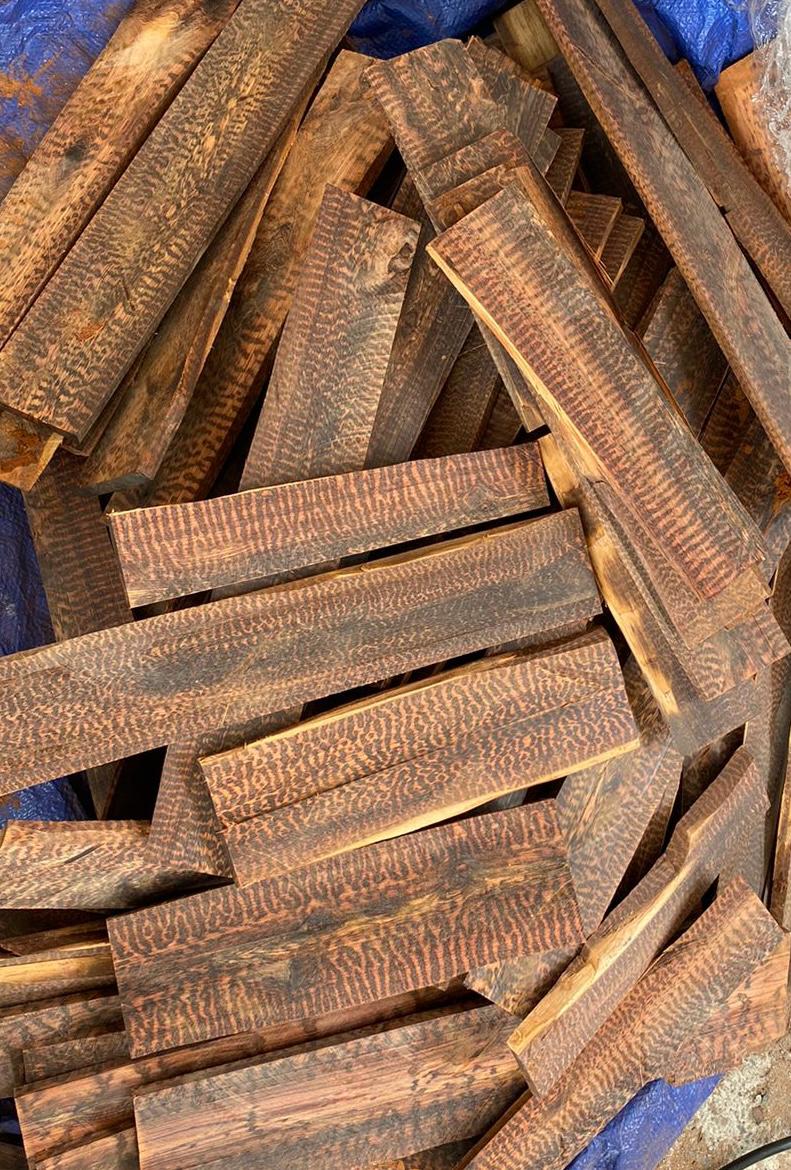 Premium Snakewood Exotic Hardwood Block