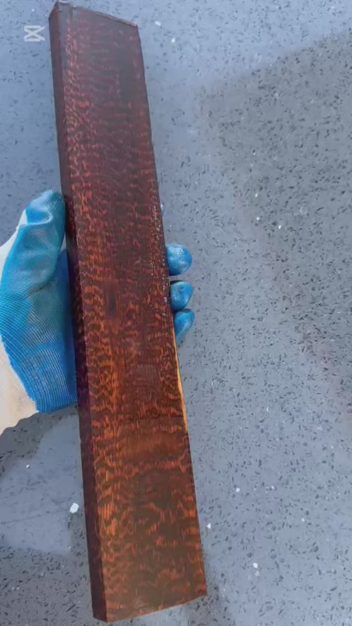 Snakewood Micro Lumber - 17.3” x 2.7” x 0.78”